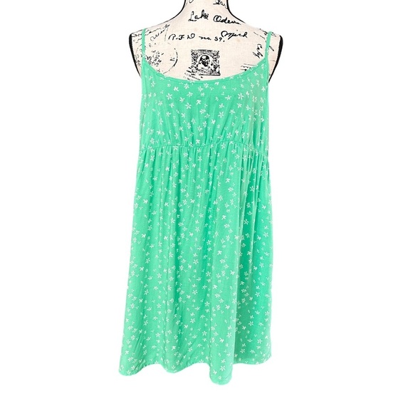 NWOT Wild Fable Green Floral Rayon Dress with Pockets Size L - Picture 1 of 6